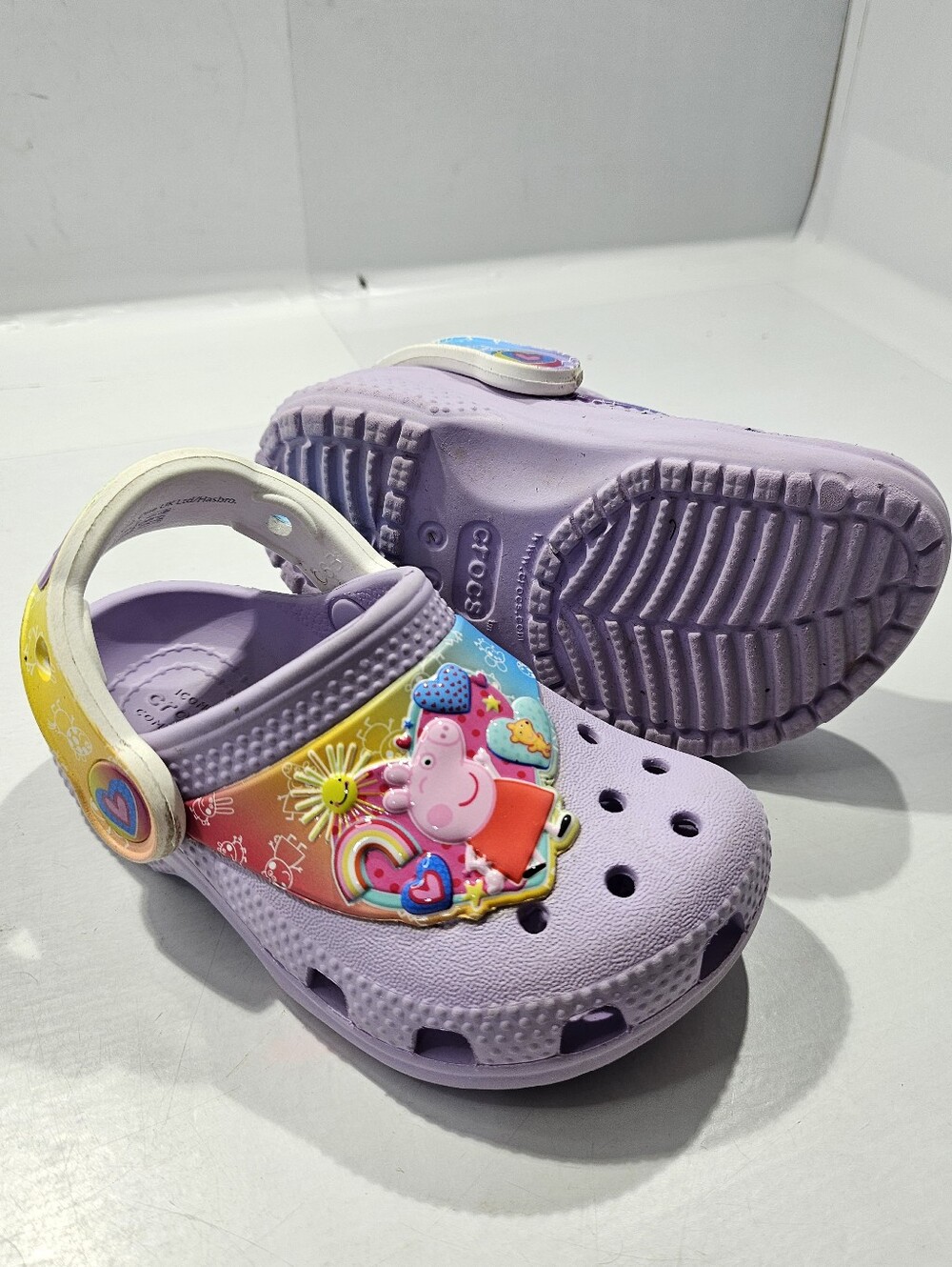 CROCS CLASSIC PEPPA PIG CLOG SANDALS TODDLER SIZE C6